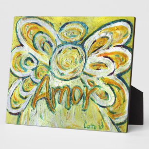 Plaque Photo Amor Inspirational Angel Word Peinture Poème Plaqu