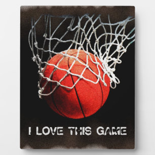 Plaque Photo Amour du basket-ball