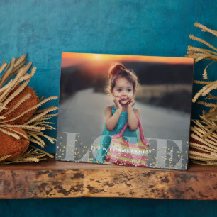 Plaque Photo Amour et étincelles