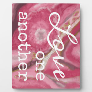 Plaque Photo Amour l'un l'autre - Rhodochrosite