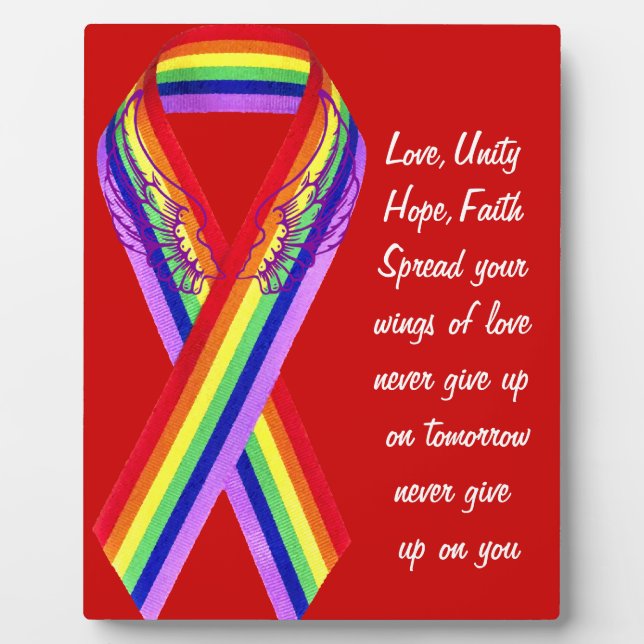 Plaque Photo Amour, Unité&Paix_ (Devant)