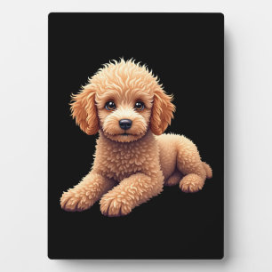 Plaque Photo Amoureux drôle de chien caniche Animaux Graphique