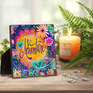 Plaque Photo Amusant Inspirational Joli Floral Aventure