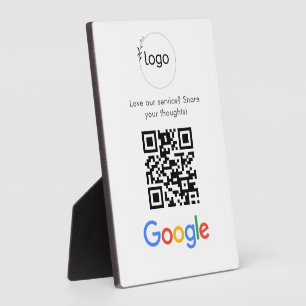 Plaque Photo Analyse de site Web des avis Google du logo d'entr