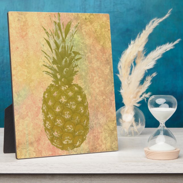 Plaque Photo Ananas (Côté)