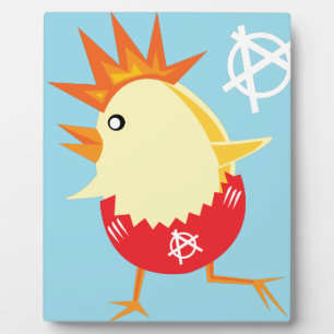 Plaque Photo anarchie punk rock easter chick