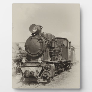 Plaque Photo Ancien moteur à vapeur étroit Gr-269
