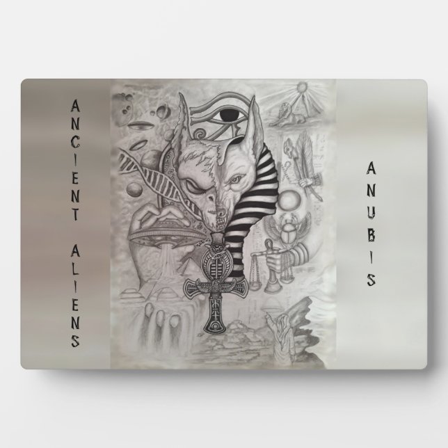 Plaque Photo Anciens Aliens , Anubis (Devant)