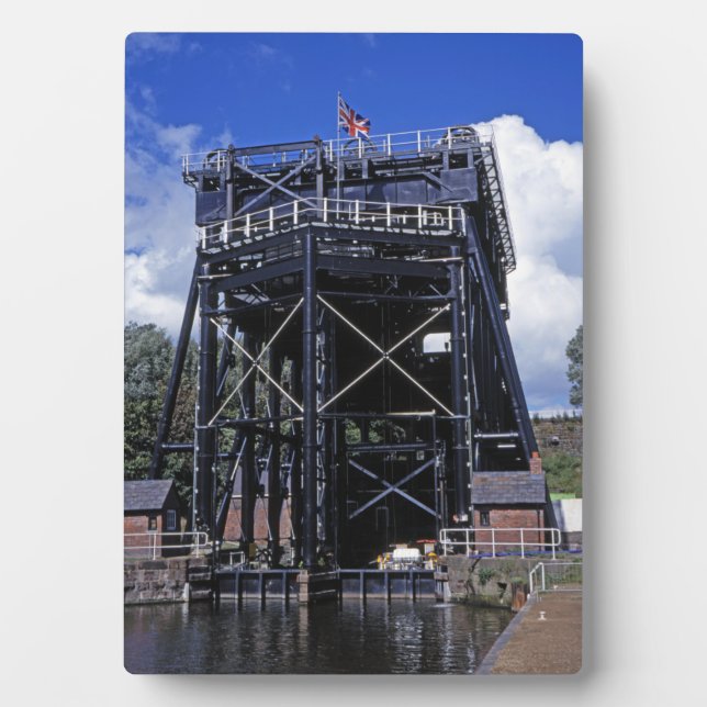 Plaque Photo Anderton Lift Cheshire Angleterre (Devant)