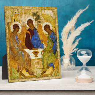 Plaque Photo Andrei Rublev , “ Holy Trinity ”