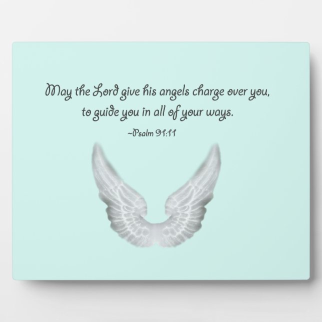 Plaque Photo ange gardien (Devant)