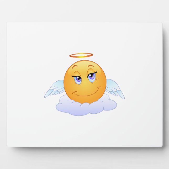 Plaque Photo Angel smiley (Devant)