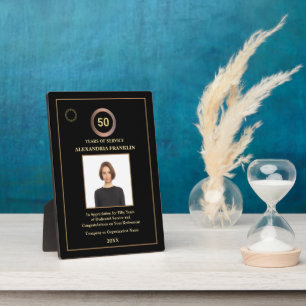 Plaque Photo Années De Service Rémunération De Photos