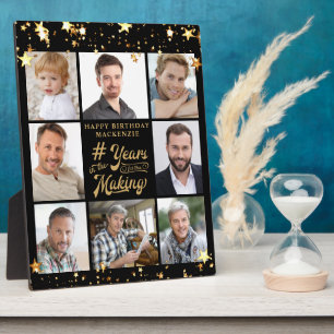 Plaque Photo Anniversaire 8 Collage de photos ANNÉES DANS LA fa