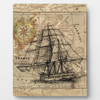 Plaque Photo Antique Old General France