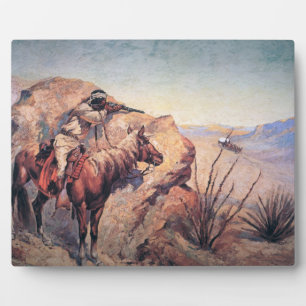 Plaque Photo Apache Ambush
