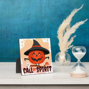 Plaque Photo Appel de l'Esprit d'Halloween