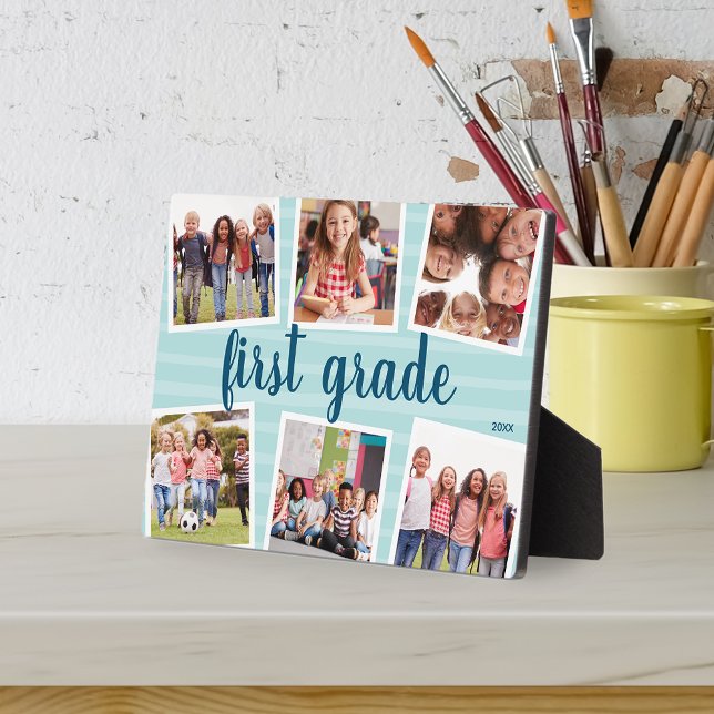 Plaque Photo Aqua Photo Collage de l'école pour enfants Année K (Créateur téléchargé)