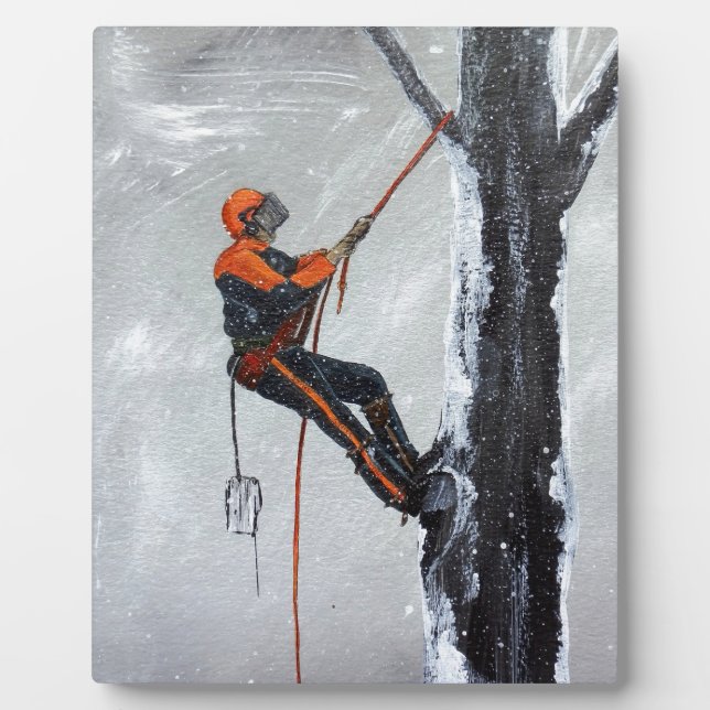 Plaque Photo Arboriste Long Haul Husqvarna (Devant)