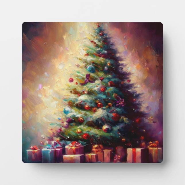 Plaque Photo Arbre 3 Noël (Devant)