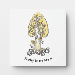Plaque Photo Arbre de famille