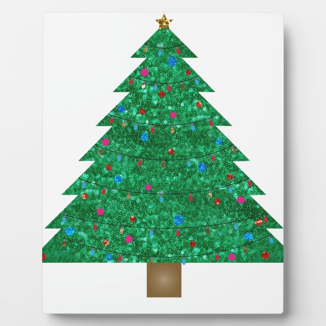 Plaque Photo arbre de Noël (Devant)