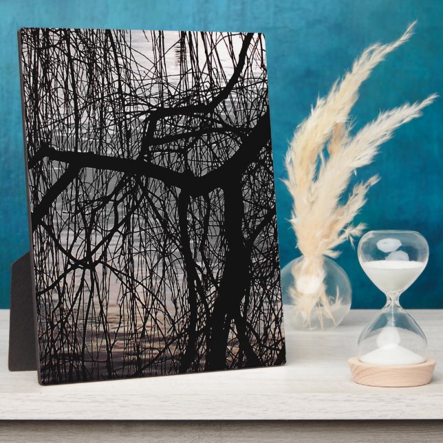 PLAQUE PHOTO ARBRE SAUVAGE D'HIVER (Côté)