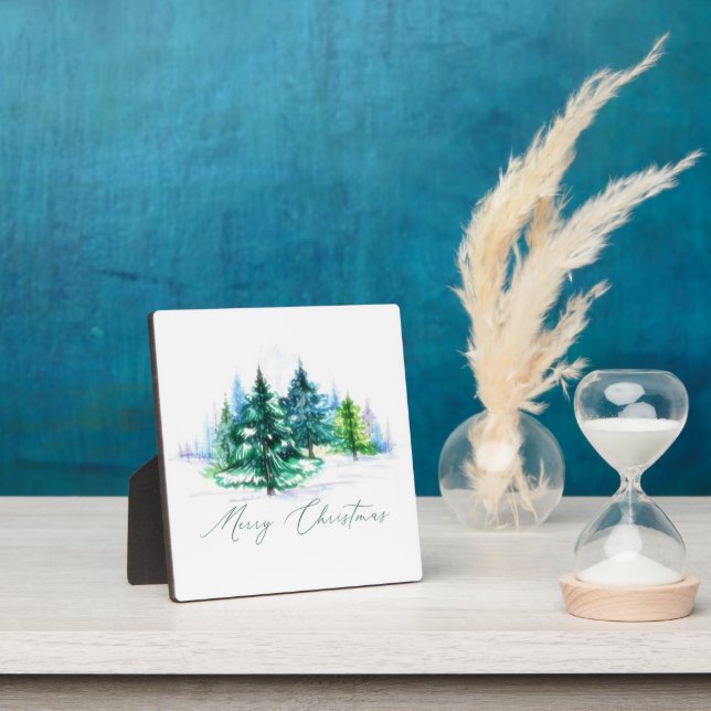 Plaque Photo Arbres aquarelle  (Insitu)