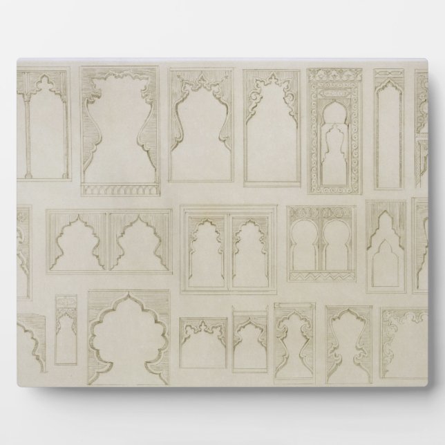 Plaque Photo Arc islamique et mauresque design pour balcons, wi (Devant)