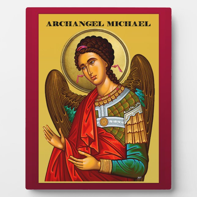 Plaque Photo Archange Michel (Devant)