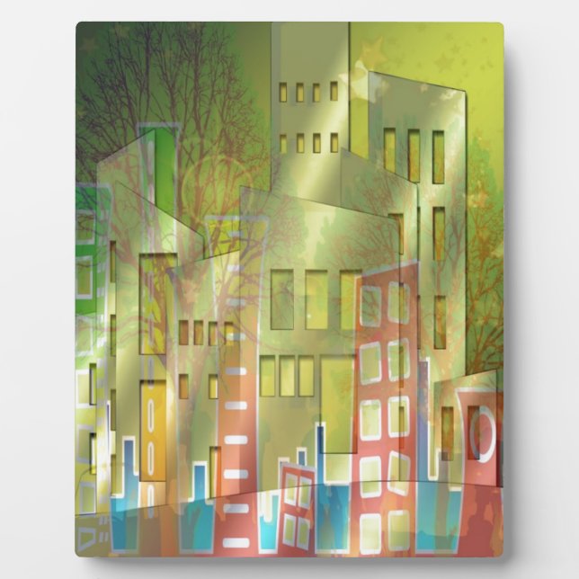 Plaque Photo Architecture étonnante citadins accessoires d'art (Devant)