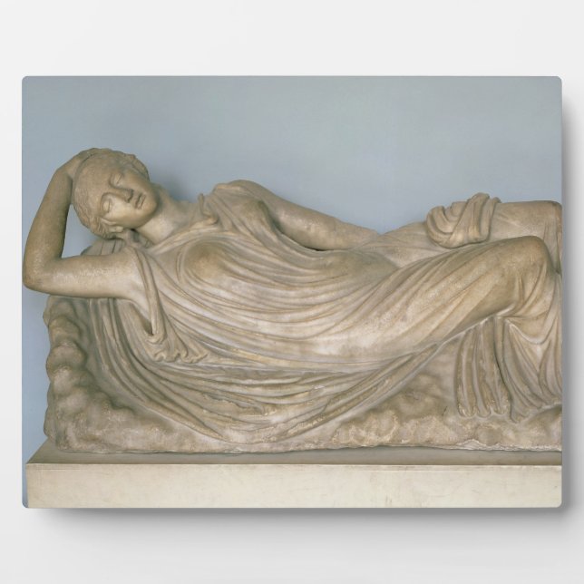 Plaque Photo Ariadne Asleep, Hellenistic from Alexandria, 2nd c (Devant)