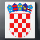 Plaque Photo Armoiries De Croatie<br><div class="desc">Armoiries De Croatie</div>