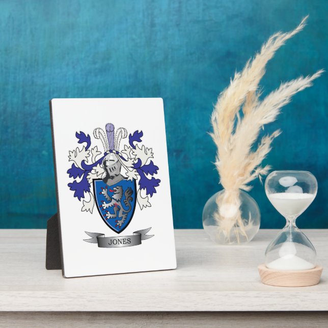 Plaque Photo Armoiries de Jones (Côté)