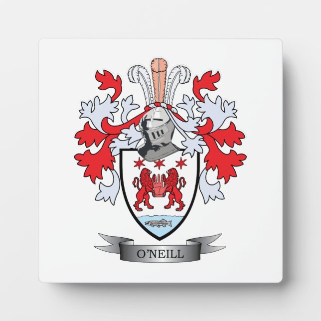 Plaque Photo Armoiries d'O'Neill (Devant)