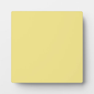 Plaque Photo Arrière - plan jaune beurre pastel prêt à customis