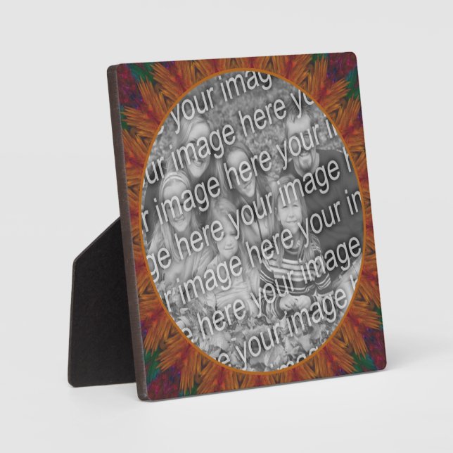 Plaque Photo Art Abstrait de la nature Créez votre propre photo (Recto)