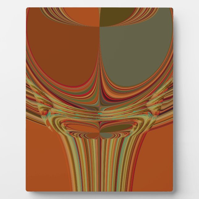 Plaque Photo Art contemporain africain Terre (Devant)