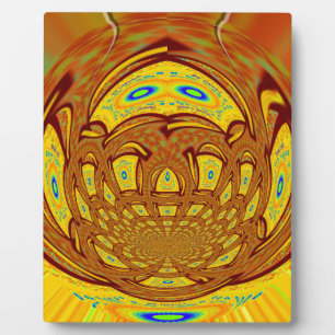 Plaque Photo Art de baseball jaune doré Imprimer