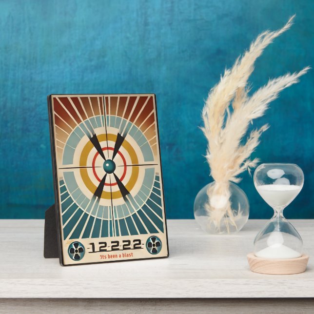 Plaque Photo Art de l'ère atomique du milieu du siècle Ça a été (Côté)