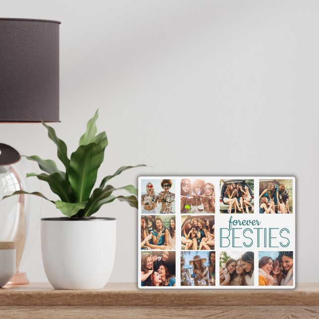 Plaque Photo Art Déco Moderne Pour Besties Éditable Superpositi (Créateur téléchargé)