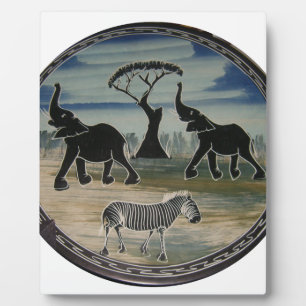 Plaque Photo Art Eléphant Africain