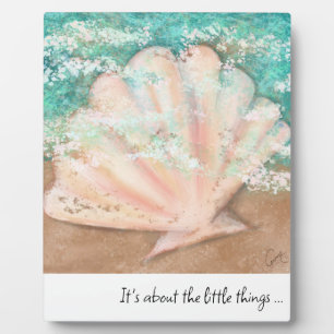 Plaque Photo Art et devis Seashell