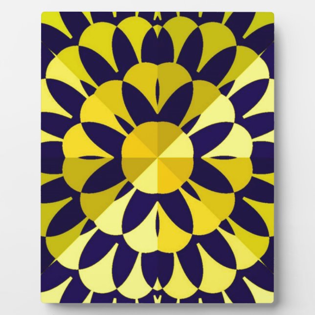 Plaque Photo Art Fractal Sunny (Devant)