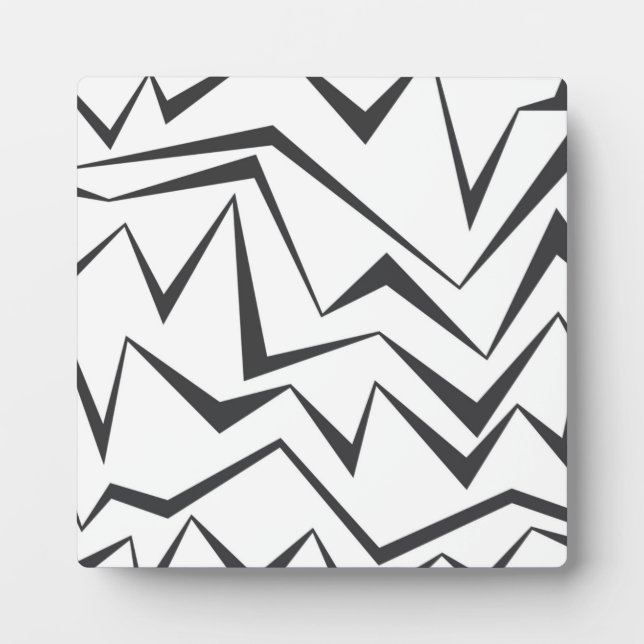 Plaque Photo Art graphique abstrait moderne, dynamique, simple  (Devant)