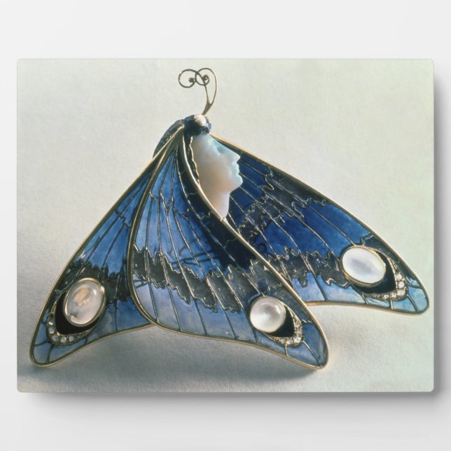 Plaque Photo Art Nouveau pendentif sous forme de papillon, c.19 (Devant)