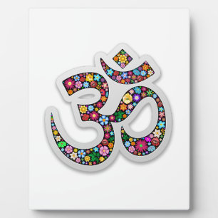 Plaque Photo Art symbolique floral Namaste