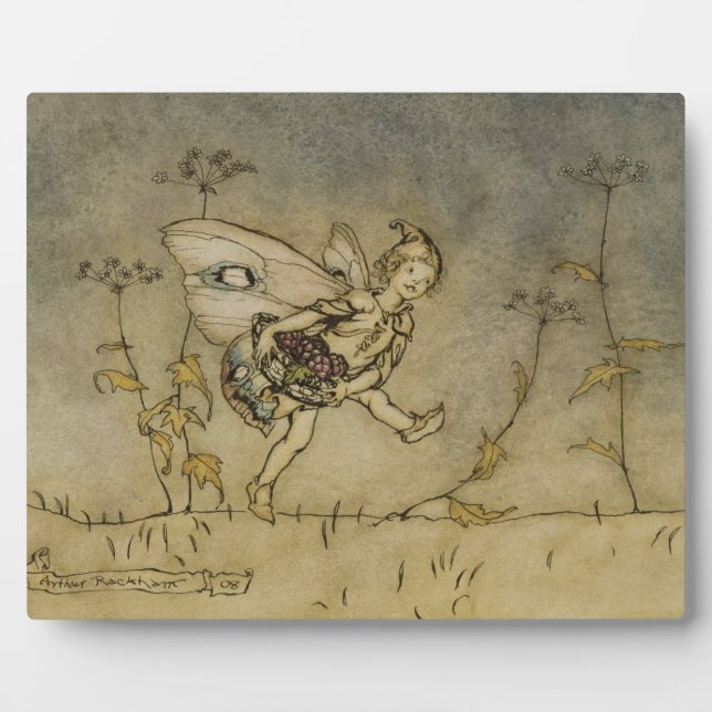 Plaque Photo Arthur Rackham | Fairy, illustration de 'A Midsu (Devant)