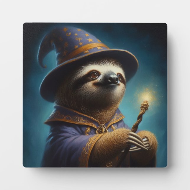 Plaque Photo Assistant Sloth (Devant)