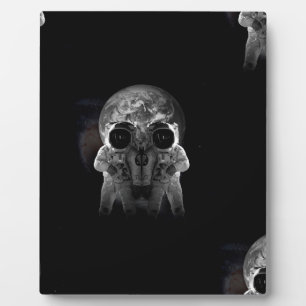 Plaque Photo astronaute